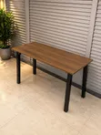 Classic Foldable Wooden Study Table - 2