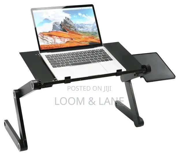 Multifunctional Laptop Table with Cooling Fans - 1
