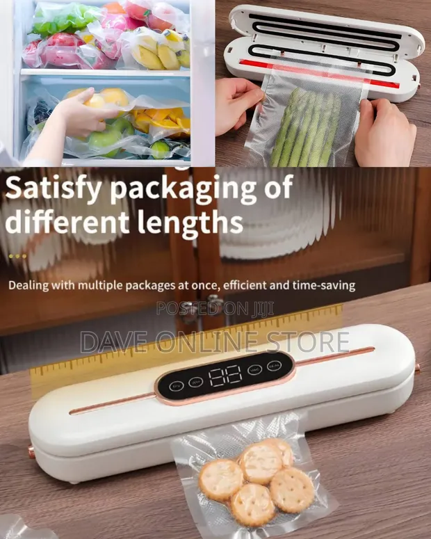 Compact 90W Automatic Food Vacuum Sealer Machine - 1