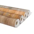 45cm x 10m PVC Wood Grain Textured Wallpaper Film - 1