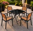 Brand New Stackable Dining Table and Chairs Set - 1