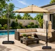 Brand New Heavy Duty Outdoor Patio Parasol Umbrella - 1