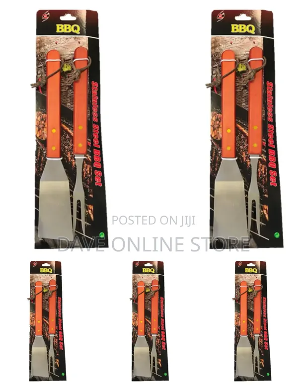 Stainless Steel BBQ Grilling Tool Set - 1