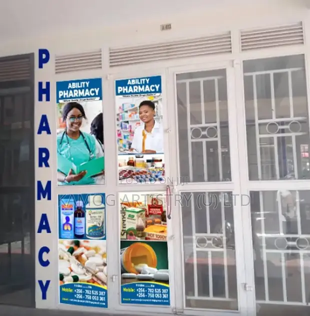 Shop Window One-Way Vision Advertising Graphics - 1