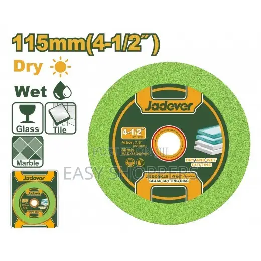 JADEVER Glass Cutting Disc 115mm Diameter - 1