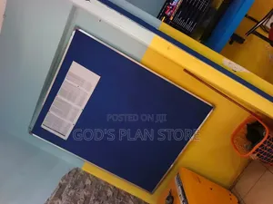 Brand New Blue Notice Board (900x1200mm)