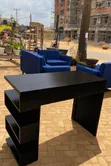 Black Office Table (122x60x75cm) - 2