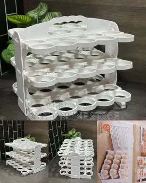 Multi-Tier Folding Egg Storage Box