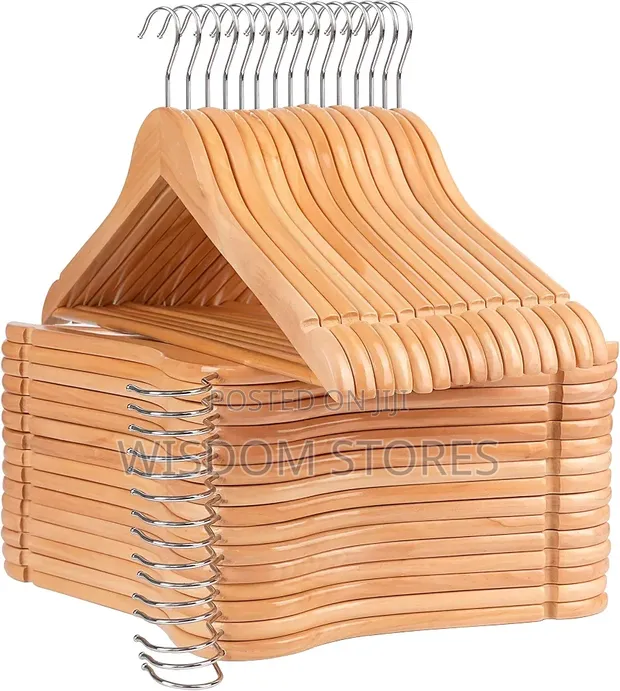 Wooden Hangers - 12 Pack - 1