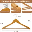 Wooden Hangers - 12 Pack - 2