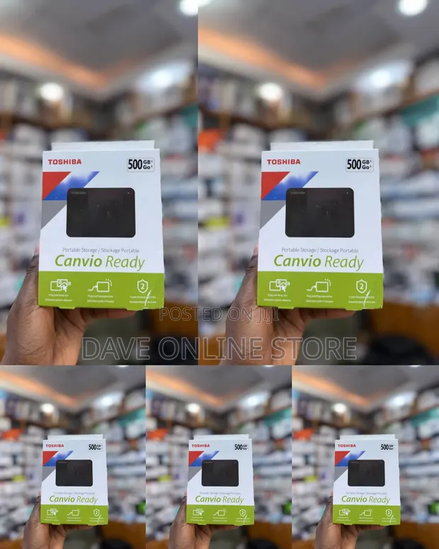 Toshiba Canvio Ready 500GB Portable External Hard Drive - 1