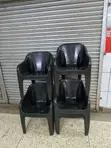 Brand New Plastic Salon Chairs - 2