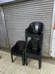 Rocking Plastic Sofa Chairs - 2