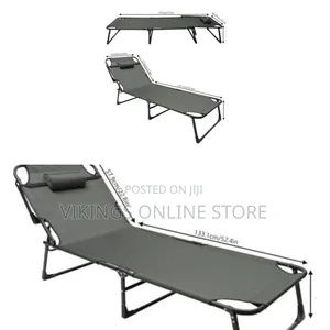 Outdoor Folding Reclining Beach Sun Patio Chaise Lounge Chair