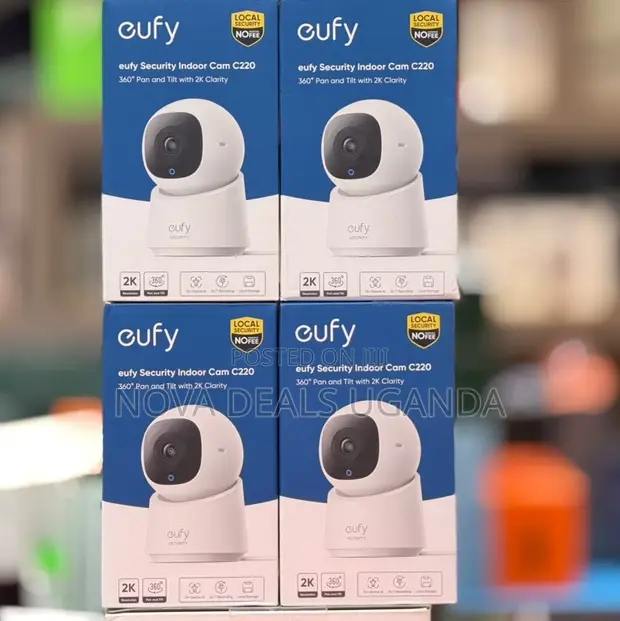 Eufy Security Indoor Cam C220, 2K Resolution Security Camera - 1