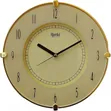 Ajanta Plastic Glass Wall Clock (25 x 25 cm, Ivory) - 1