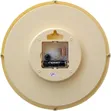 Ajanta Plastic Glass Wall Clock (25 x 25 cm, Ivory) - 3