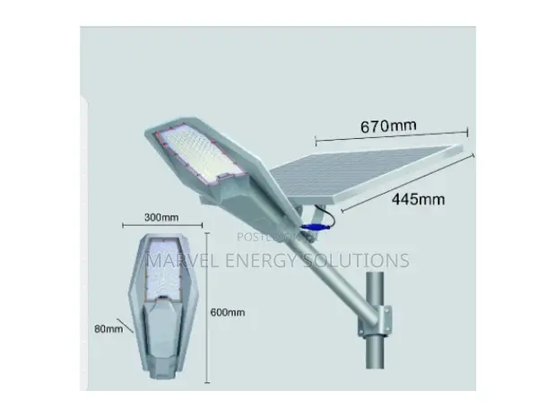300W All-in-One Solar Street Light - 1