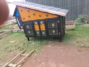 Wooden Double Door Dog Cage