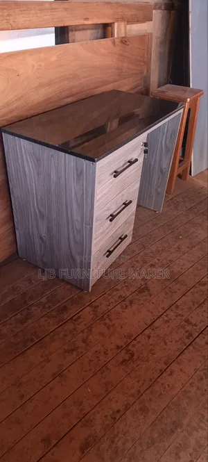Office Table with Marble Top and 3 Drawers