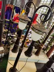 Garden / Compound Pole Light - Antique Black & Gold - 2