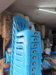 King Kids Plastic Chairs - Blue - 2