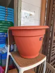Brown 30L Plastic Flower Pots - 1