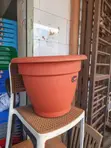 Brown 30L Plastic Flower Pots - 2