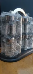 Spice Canister Set with Rotating Stand (16 Pieces) - 2