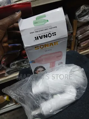 Pink Sonar SN-656 1200W Foldable Travel Hair Dryer
