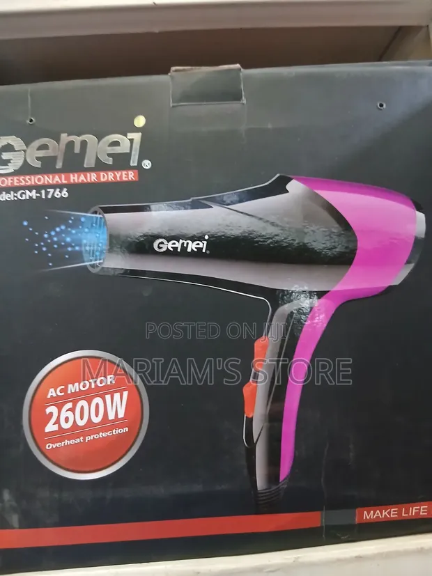 Gemei GM-1766 Professional Hair Dryer 2600W - 1