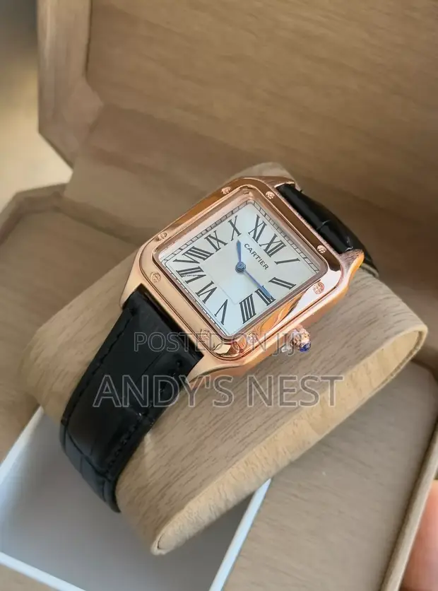 Unisex Genuine Leather Strap Watches - 1