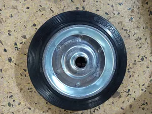 Caster Wheels with Tyres - 10 Inch Black