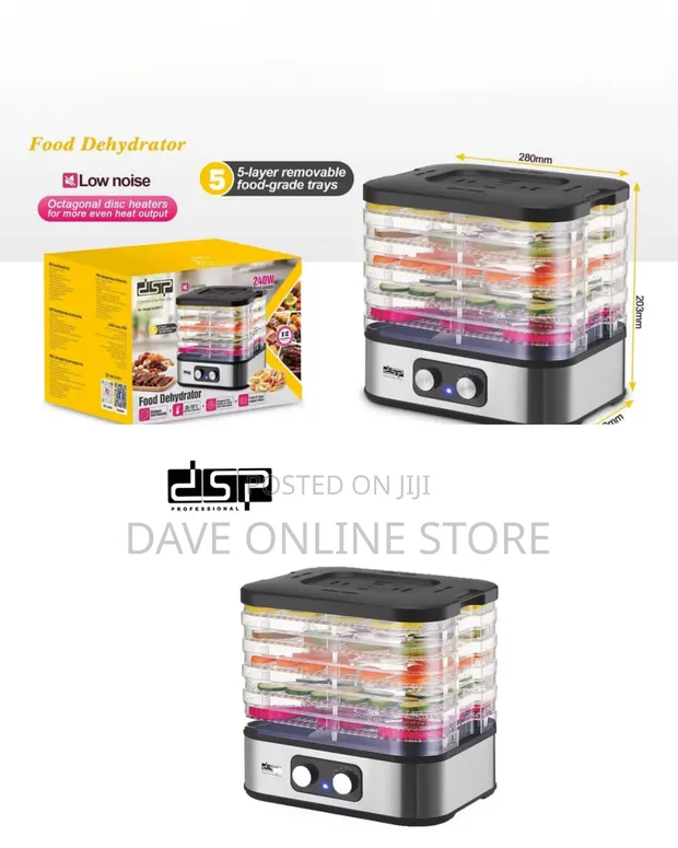 DSP 5-Tray Electric Food Dehydrator - 1