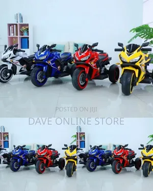 Children's 3-Wheeled Electric Rechargeable Ride-on Motorcycle