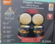 Brand New RAF Mini Double Burger Maker (R.2534) - 1