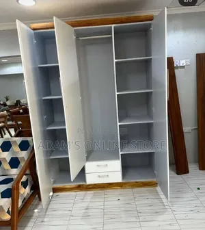 White Wardrobe with Drawers - Brand New
