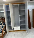 White Wardrobe with Drawers - Brand New - 1