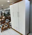 White Wardrobe with Drawers - Brand New - 2
