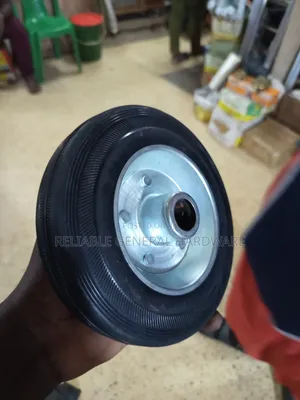 Caster Wheels, 6 Inch Black Tyres