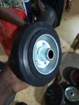 Caster Wheels, 6 Inch Black Tyres - 3