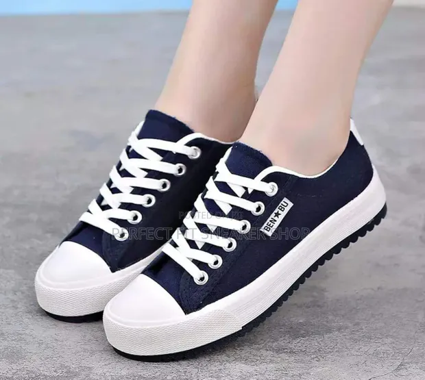 Benbu Ladies Casual Canvas Shoes - 1