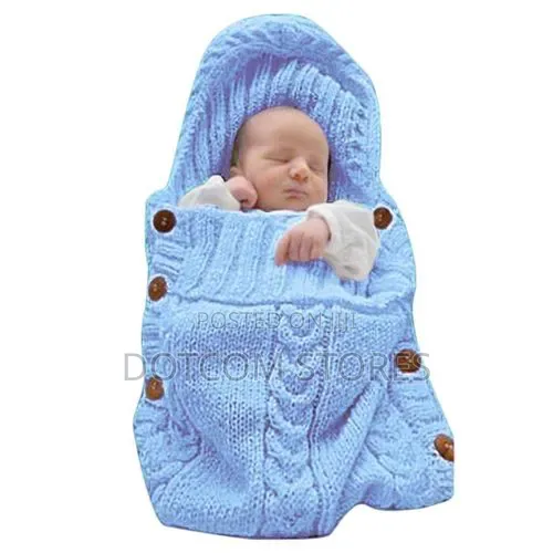 Newborn Baby Knit Swaddle Blanket - 1