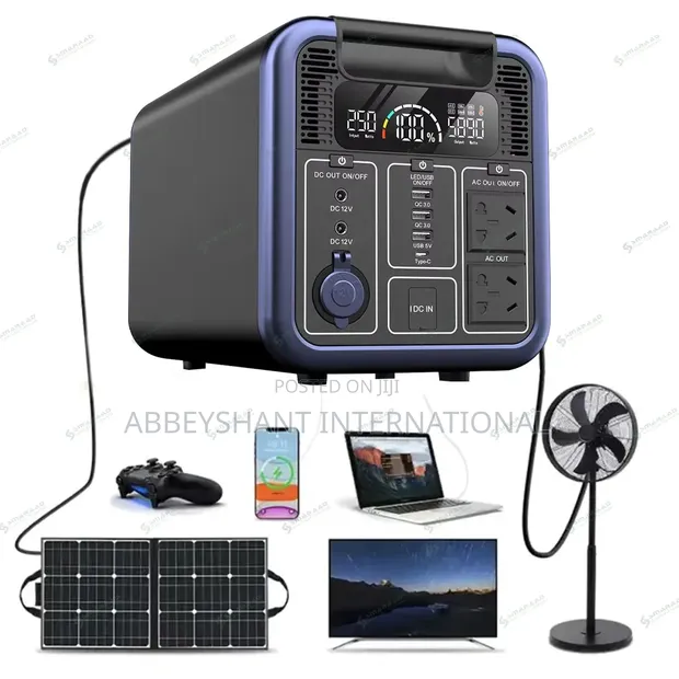 1200W Portable Power Station 806Wh Solar Generator - 1