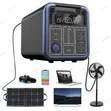 1200W Portable Power Station 806Wh Solar Generator - 1