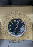 Haishi Quartz Wall Clock - Gold Coral Branch Frame - 1
