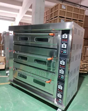 3 Deck 6 Tray Commercial Bakery Oven