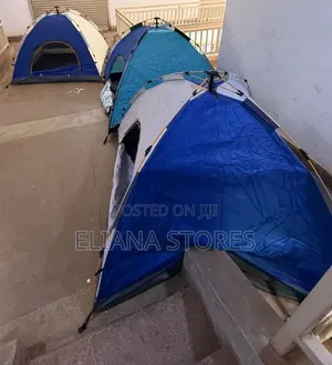 Automatic Camping Tent - Blue & White