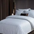 Hotel Collection Duvet Set - White Stripes - 2