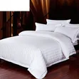 Hotel Collection Duvet Set - White Stripes - 3